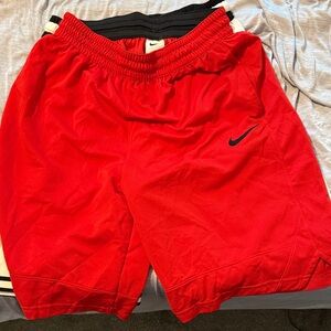 Nike Men's Red w/ black logo Athletic Shorts